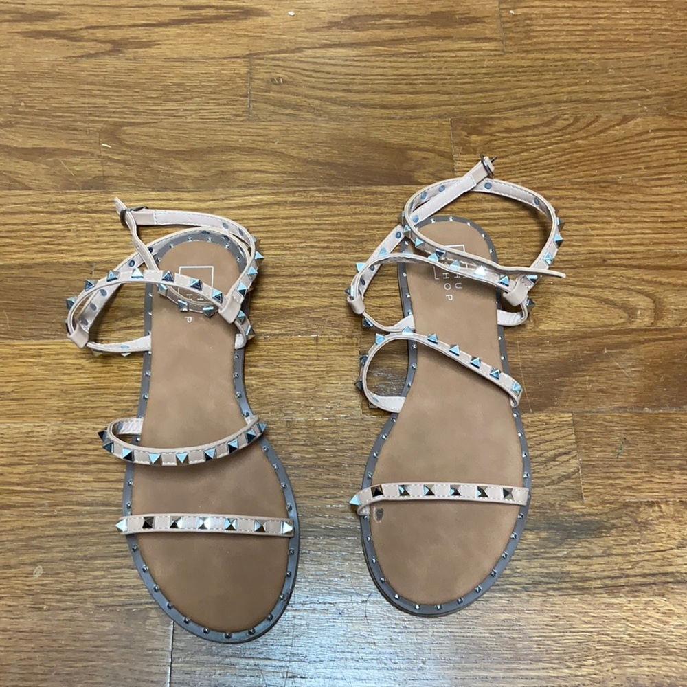 Shop Talulah Poppy Studded Sandals